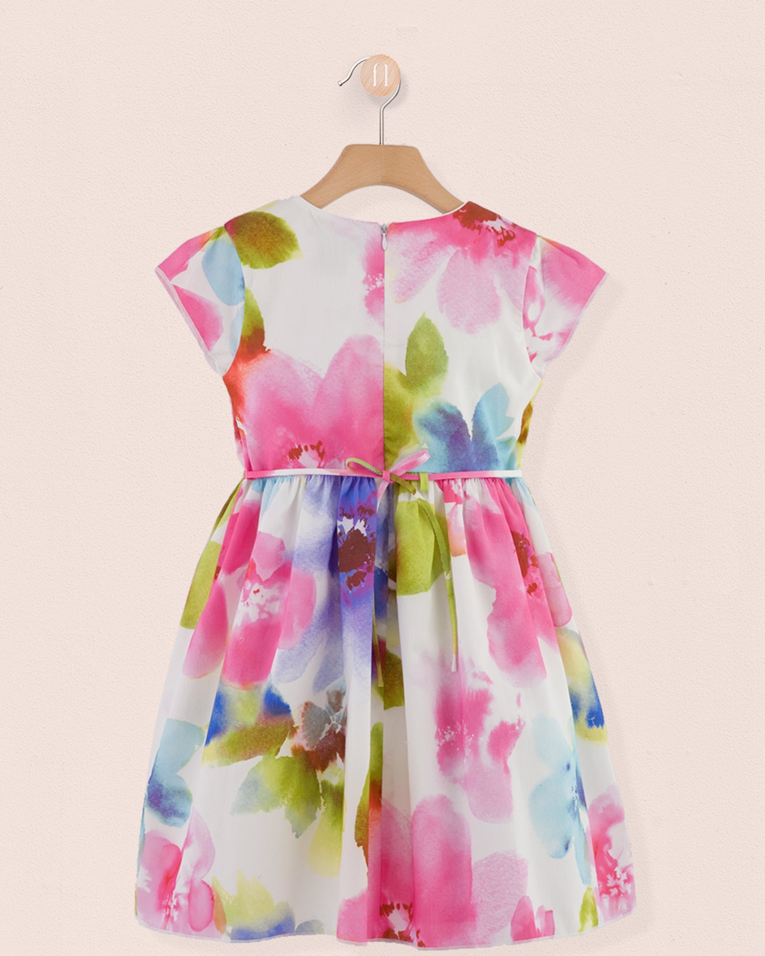Victoire Italian Waterlilies Dress
